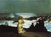 Winslow Homer A Summer Night France oil painting reproduction